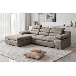 Minkštas kampas GRECO-MINI (Bangkok Taupe) K - TEIRAUTIS